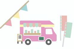 キッチンカーイラスト
