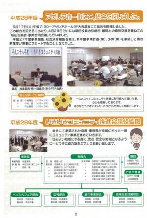 いきいきコミュニティ通信2ページ