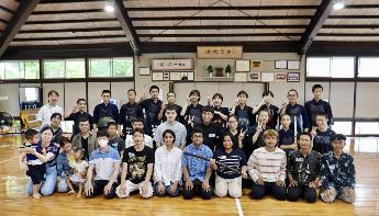 剣友会の皆さんと集合写真