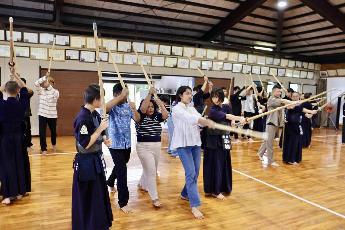 剣道体験の様子