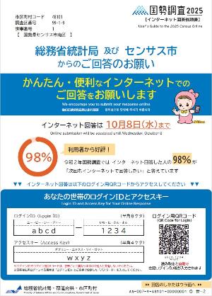 インターネット回答依頼書
