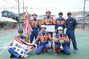 優勝した旅石分団