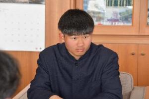 意気込みを語る前田選手