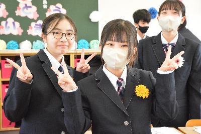 須恵東中学校入学式