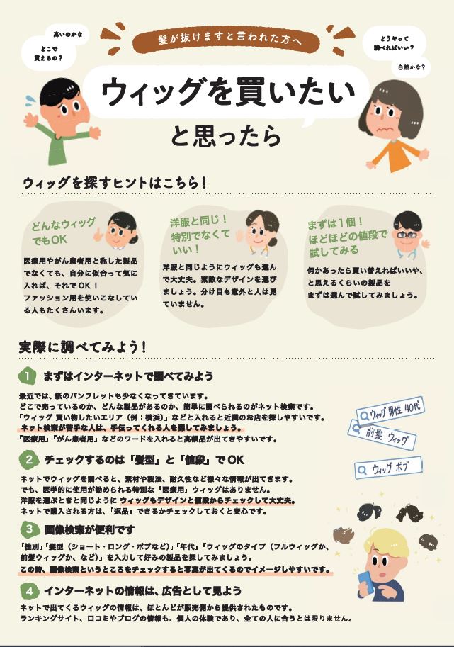 ウィッグを買いたいと思ったら